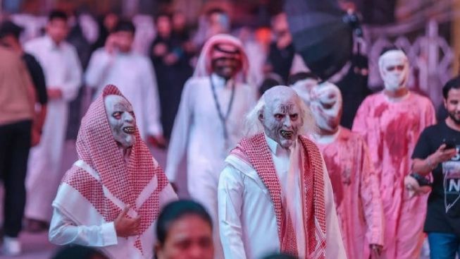 Arab Saudi Gelar Meriah Pesta Halloween tapi Larang Maulid Nabi Muhammad SAW, Warganet: Tanda Akhir Zaman