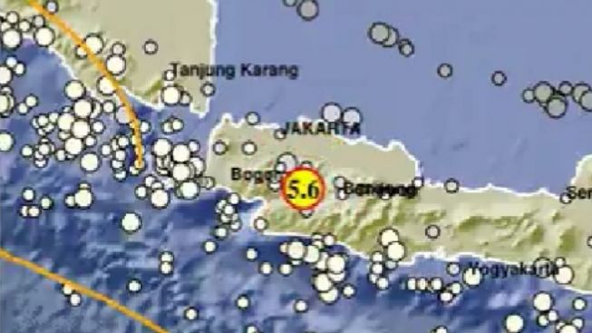 Gempa Magnitudo 5,6 SR Guncang Jawa Barat hingga Jakarta, Warga Bekasi Sampai Panik Keluar Rumah