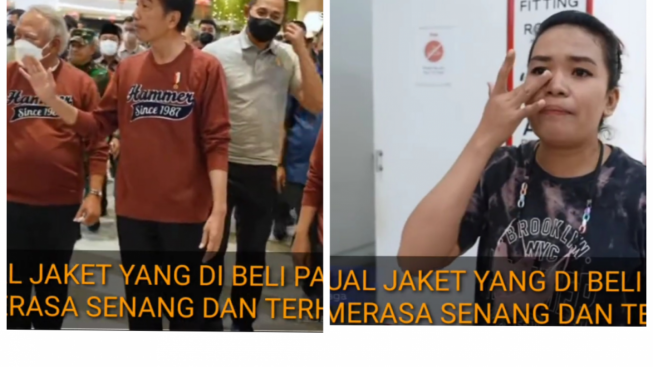 Presiden Jokowi Traktir Menteri Beli Jaket di Riau, Penjual Ini Langsung Menangis Haru