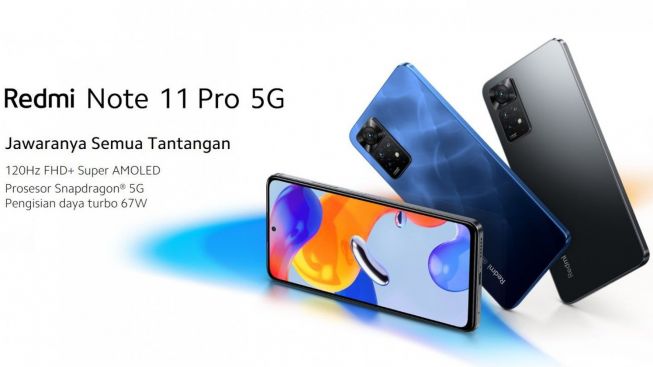 Cek Redmi Note 11 Pro 5G, HP Spek Dewa yang Dibanderol Cuma Rp 3 Jutaan