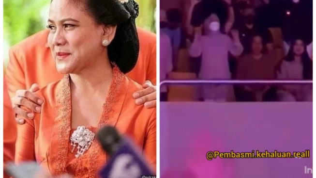 Momen Iriana Jokowi Berdiri hingga Berjoget Saat Nonton Konser Dewa 19 di Medan, Warganet: Ibu Negara Baladewa Sejati!