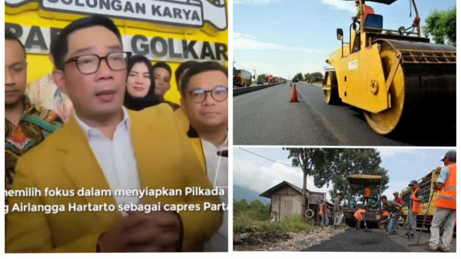 Ridwan Kamil Posting Perbaikan Jalan Pasca Dikritik Warga Garut, Warganet Sentil Fotonya Comot Google