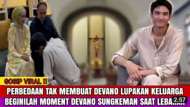 Cek Fakta: Devano Danendra Tetap Datang untuk Sungkem Pas Lebaran Walau Beda Agama? Iis Dahlia Sampai Mewek