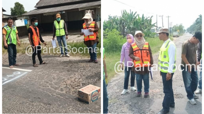 Presiden Jokowi Lakukan Kunjungan ke Lampung? Kerja Panik Gubernur Arinal Junaidi Disorot, Gercep Perbaiki Jalan Pakai Helikopter