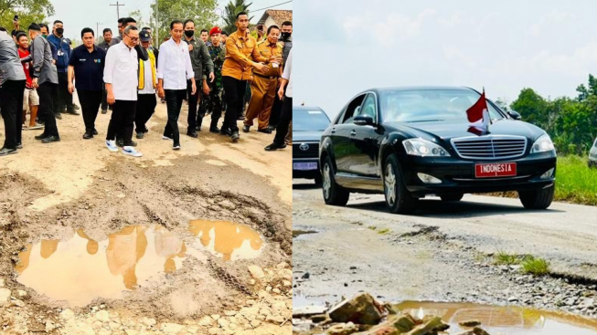 Usai Dibilang 'Lampung Dajjal' oleh Bima, Jokowi Akhirnya Kucurkan Rp800 M untuk 15 Ruas Jalan Rusak di Lampung