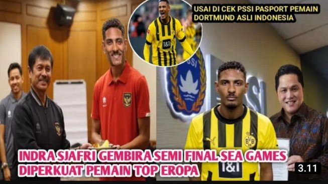 Cek Fakta: Dapat Tambahan Kekuatan? Pemain Keturunan yang Bermain di Borussia Dortmund Siap Bergabung di Sea Games..