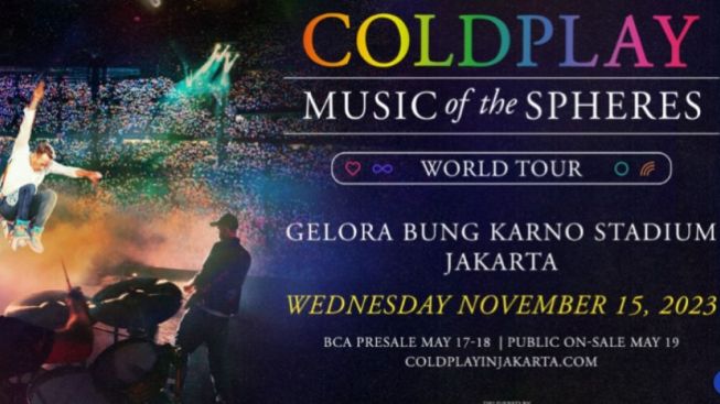 Satu Jam Ludes? Tiket Coldplay Langsung Muncul di Situs Marketplace, Harganya Bisa Capai Rp60 Juta