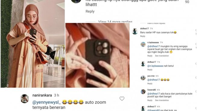 Makin Jadi! Foto Selfie Inara Rusli Bikin Salah Fokus, Netizen: Auto Gue Zoom Dong