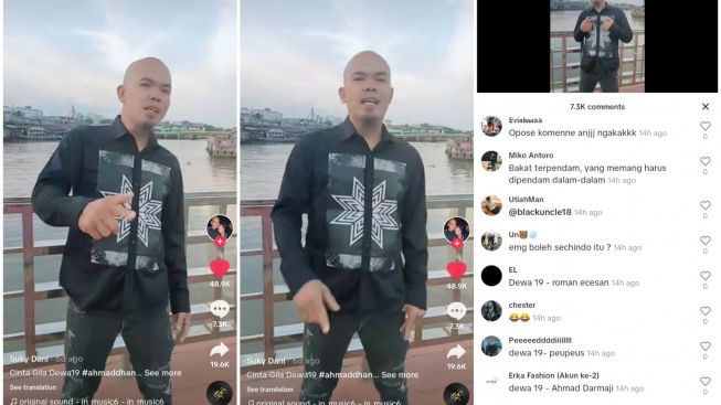 Jika Saja Ahmad Dhani Tidak Memilih Jadi Musisi Dan Sibuk Main TikTok. Habis sudah Dihantam Realita. Netizen: Bakat Terpendam, yang Harus Dipendam