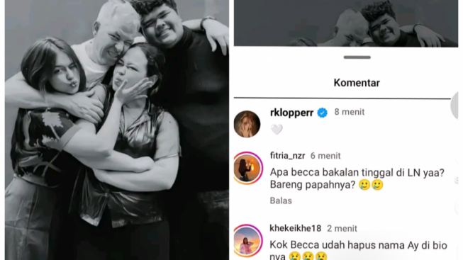 Hapus Nama Fadly Faisal di Bio IG, Rebecca Klopper Diduga Telah Putus dan Pilih Tinggal di Luar Negeri Bersama Orang tuanya