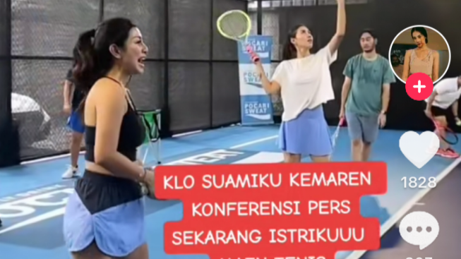 Ditengah Lady Nayoan dan Randy Kjaernett yang Capek Klarifikasi, Momen Syahnaz dan Jeje yang Asik Main Tennis Disorot: Sultan Bebas....
