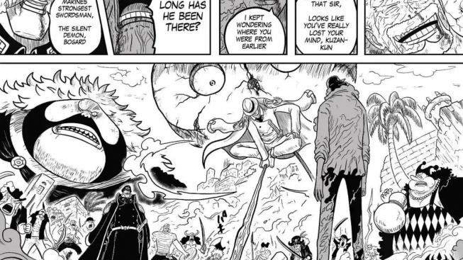 Bocoran One Piece Chapter 1089: Bogard Selamatkan Garp, Ratakan Bajak Laut Blackbeard?