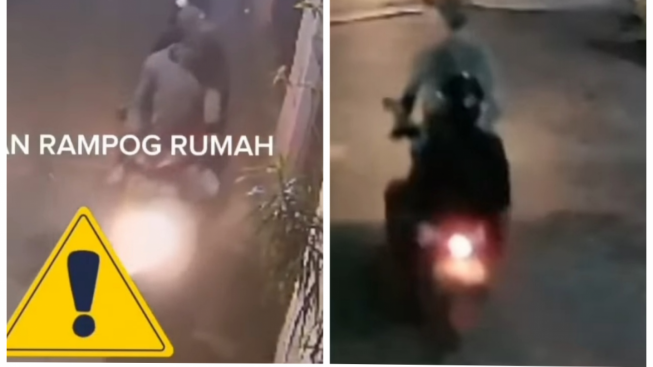 Depok Darurat Kemalingan: Kawanan Maling Satroni Rumah dengan Bawa Senjata Api, Gondol Satu Unit Motor Beat