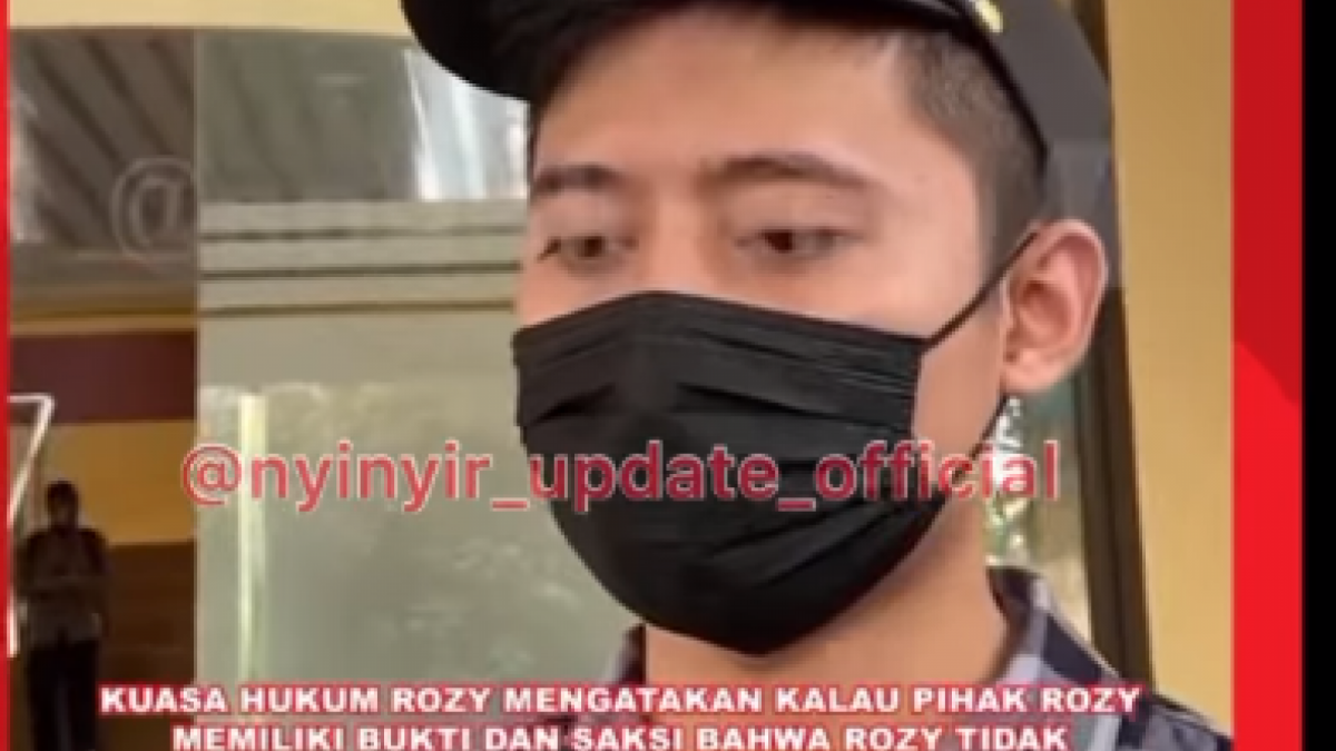 Video Rozy Zay Hakiki saat melaporkan mantan istrinya, Norma Risma terkait tudingan perzinaan dengan ibu mertua. (tangkapan layar/ist)