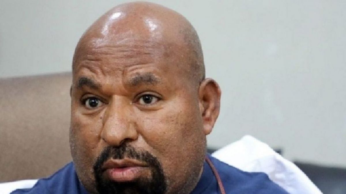 Tangkapan layar - Gubernur Papua Lukas Enembe. ANTARA/Qadri Pratiwi/am.