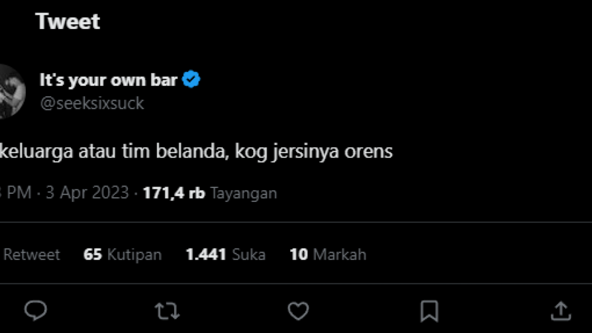 Cuitan Jonathan Latumahina, ayah David Ozora.
