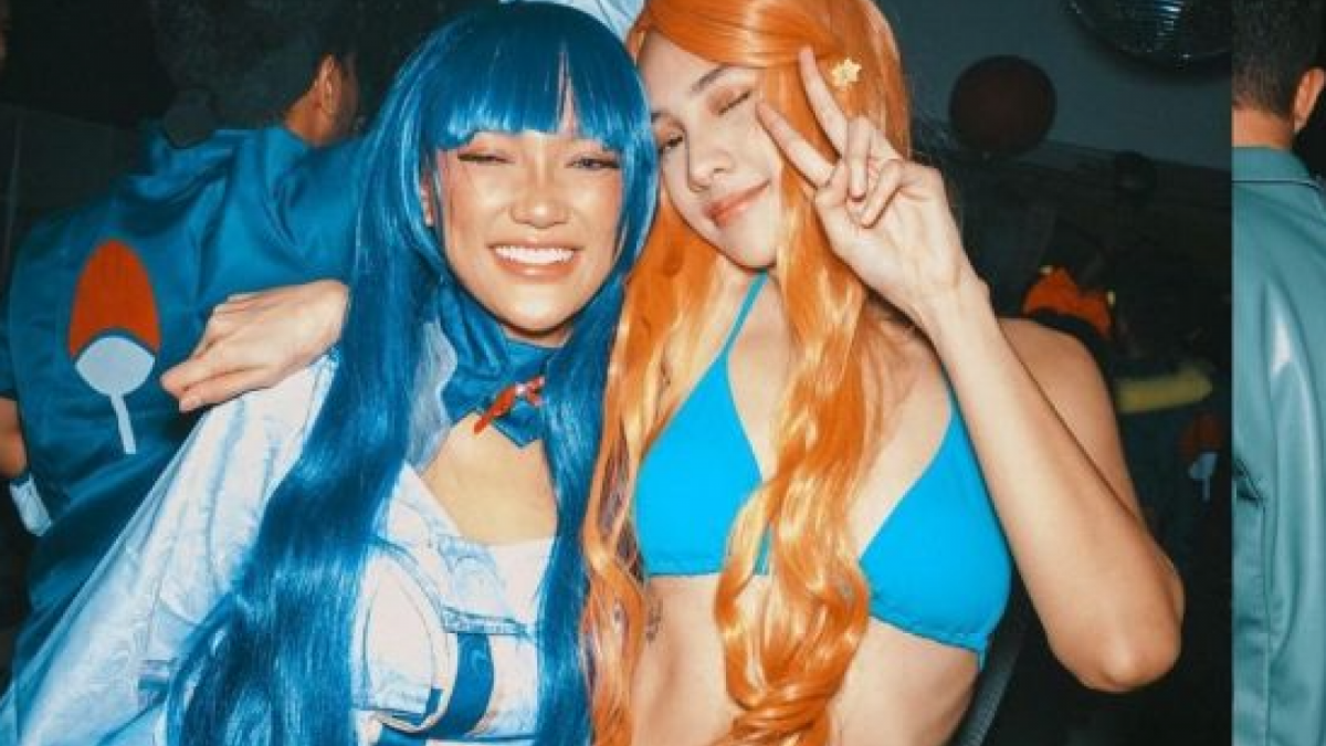 Anya Geraldine cosplay karakter Nami One Piece. (tangkapan layar/ist)