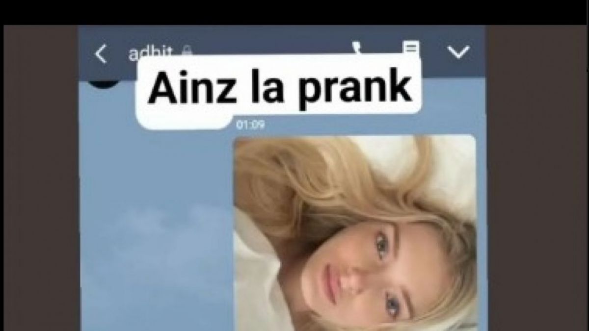 Sosok wanita yang diduga video call dengan pria mirip Rezky Aditya (Instagram)