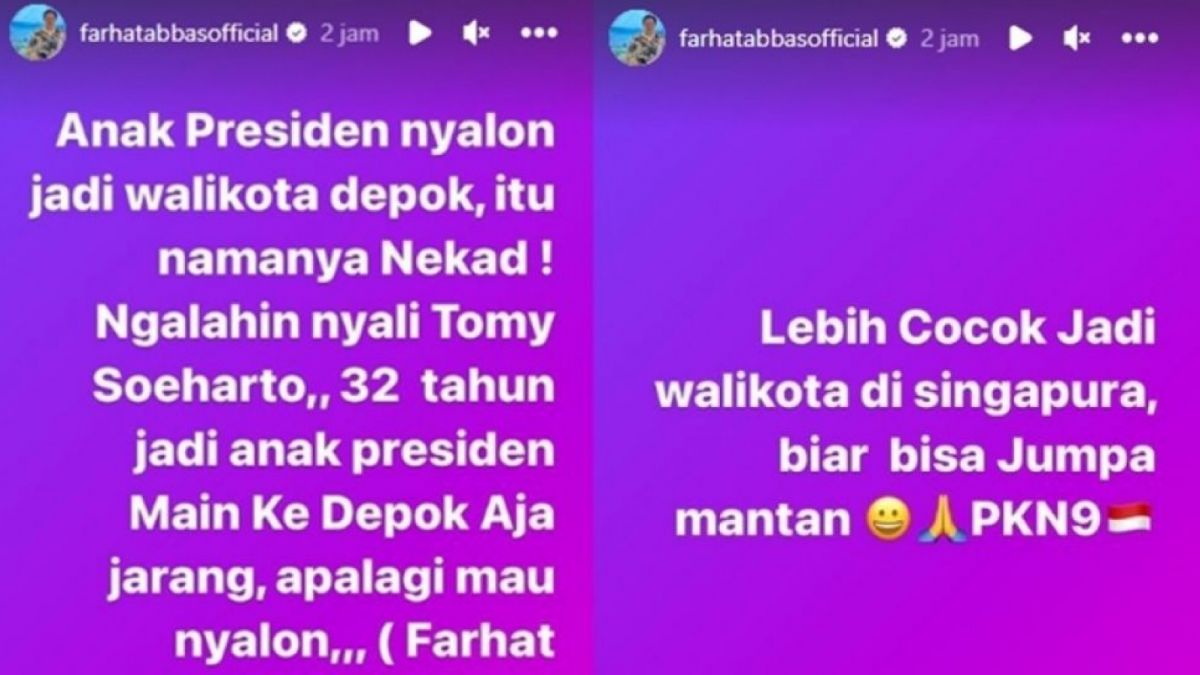 Unggahan Farhat Abbas soal Kaesang Pangarep [Instagram] [Instagram]
