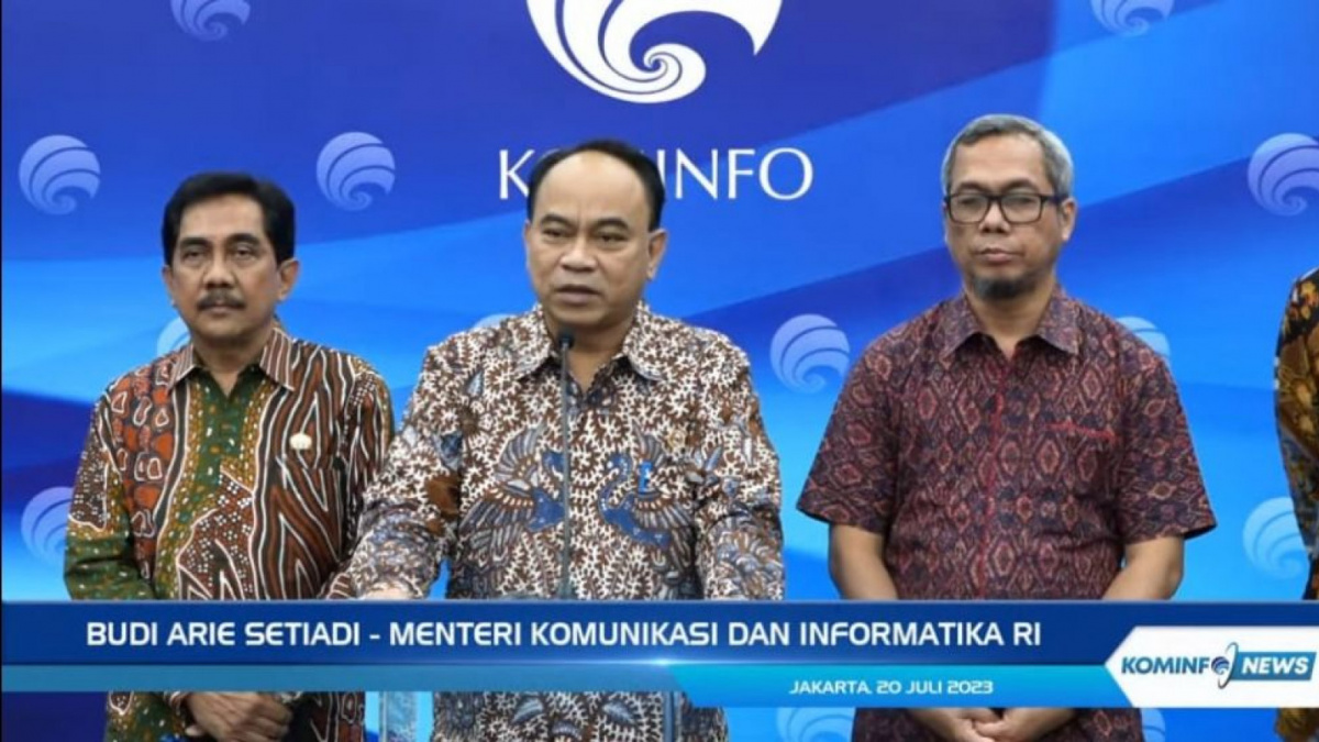 Menteri Kominfo Budi Arie Setiadi [Screenshot YouTube Kominfo]