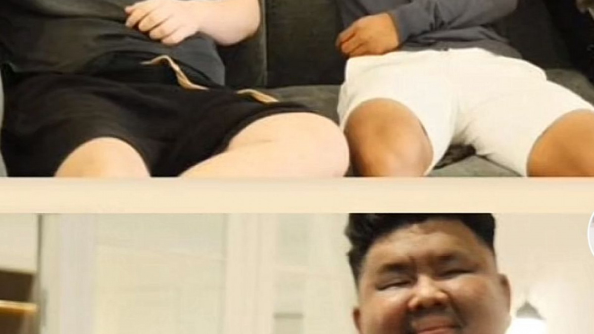 Foto kolase saat Fuji dan Asnawi kepergok main ke rumah Raffi Ahmad. (tangkapan layar) [Instagram]