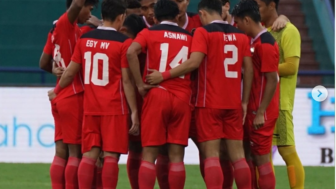 SEA GAMES 2022 pertandingan final  Thailand   lawan  Vietnam 22 mei 2022