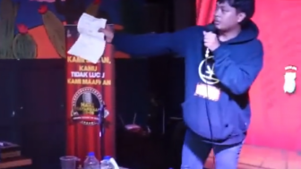 Roasting Polisi di HUT Bhayangkara, Komika Egi Haw Sodorkan Daftar Pemakai Narkoba: Ini Per Kepala Goceng Kan?