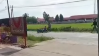 Sadis! Video Suami Berkali-kali Bacok Mantan Istri di Jalanan, Netizen Murka: Keji Melebihi Binatang