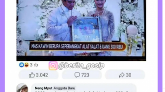 Komentari Uang Mahar Kaesang-Erina, Pemilik Akun Ini Diserang Balik Netizen Lain hingga Mau Disekolahin: Kids Dongo!