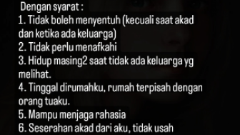 Viral Cewek Umur 25 Tahun Bikin Sayembara Kawin Kontrak, Syarat Pria: Tak Perlu Cari Nafkah hingga Bebaskan Keluar Rumah!