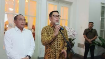 Disebut Ridwan Kamil Pantas jadi Capres karena Beruban dan Ada Kerutan di Muka, Edy Rahmayadi Ketawa Ngakak