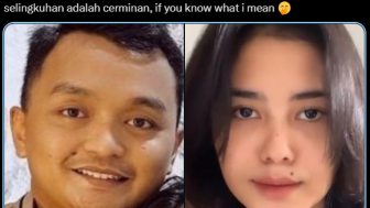 Heboh Berzina hingga Dengkul Geter, Kini Muncul Foto Kolase Achmad Herlambang dan Cewek Selingkuhan: Kalo Ciuman Tahi Lalatnya Tosan