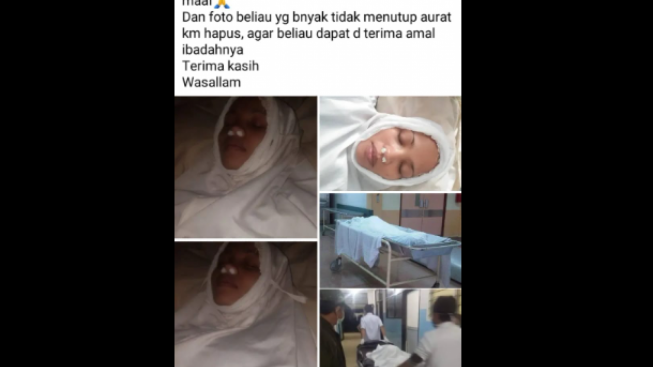 Gempar Wanita di Medan Akting Meninggal usai Ditagih Utang, Beredar Fotonya Pakai Kain Kafan dan Hidung Disumpal Kapas