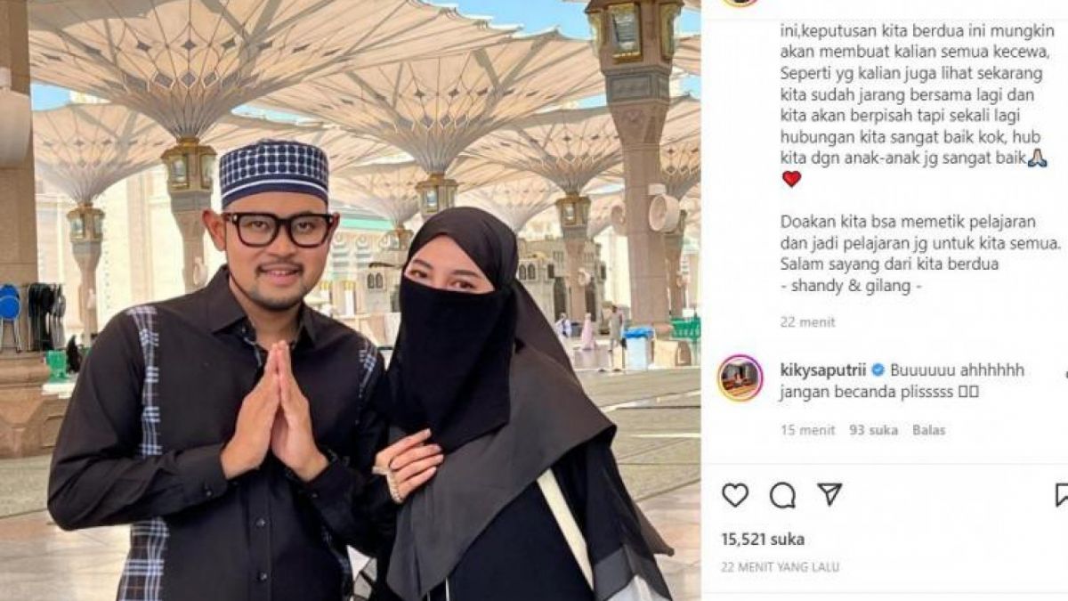 Shandy Purnamasari dan Gilang Juragan99 [Instagram/@shandypurnamasari]