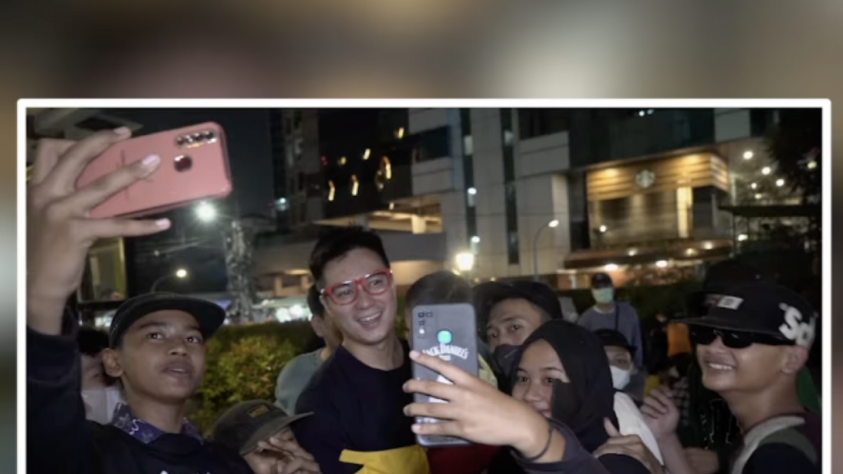 Baim Wong di Citayam Fashion Week