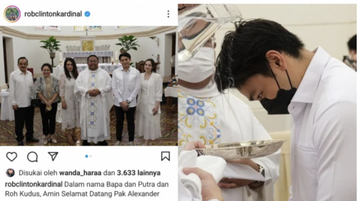 Rob Clinton dibaptis