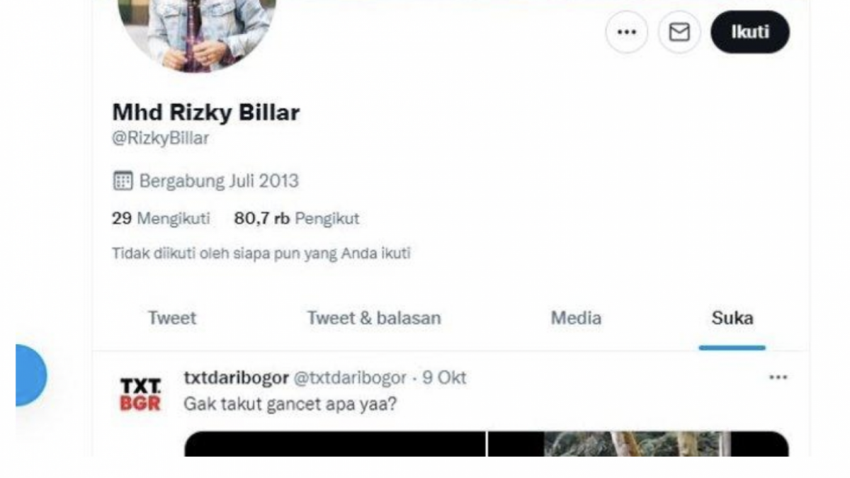 Postingan txt dari bogor