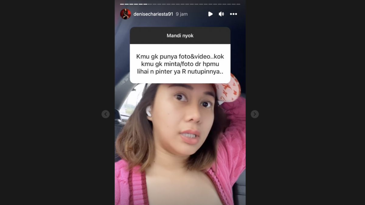 Denise cerita soal RD suka rekam dirinya