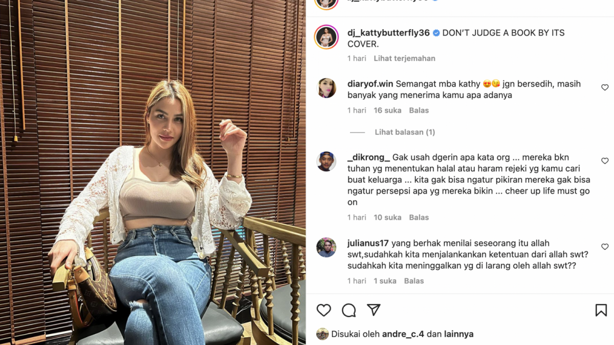 Unggahan terbaru DJ Katty Butterfly