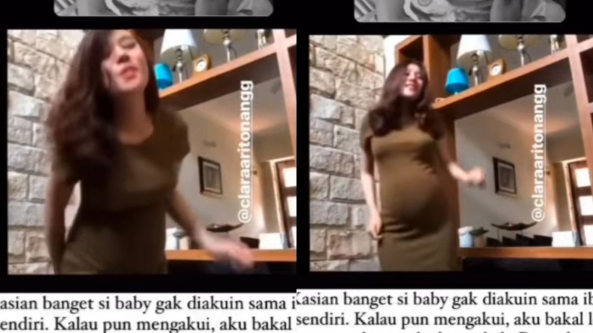 Clara Shinta joget saat hamil [Instagram]