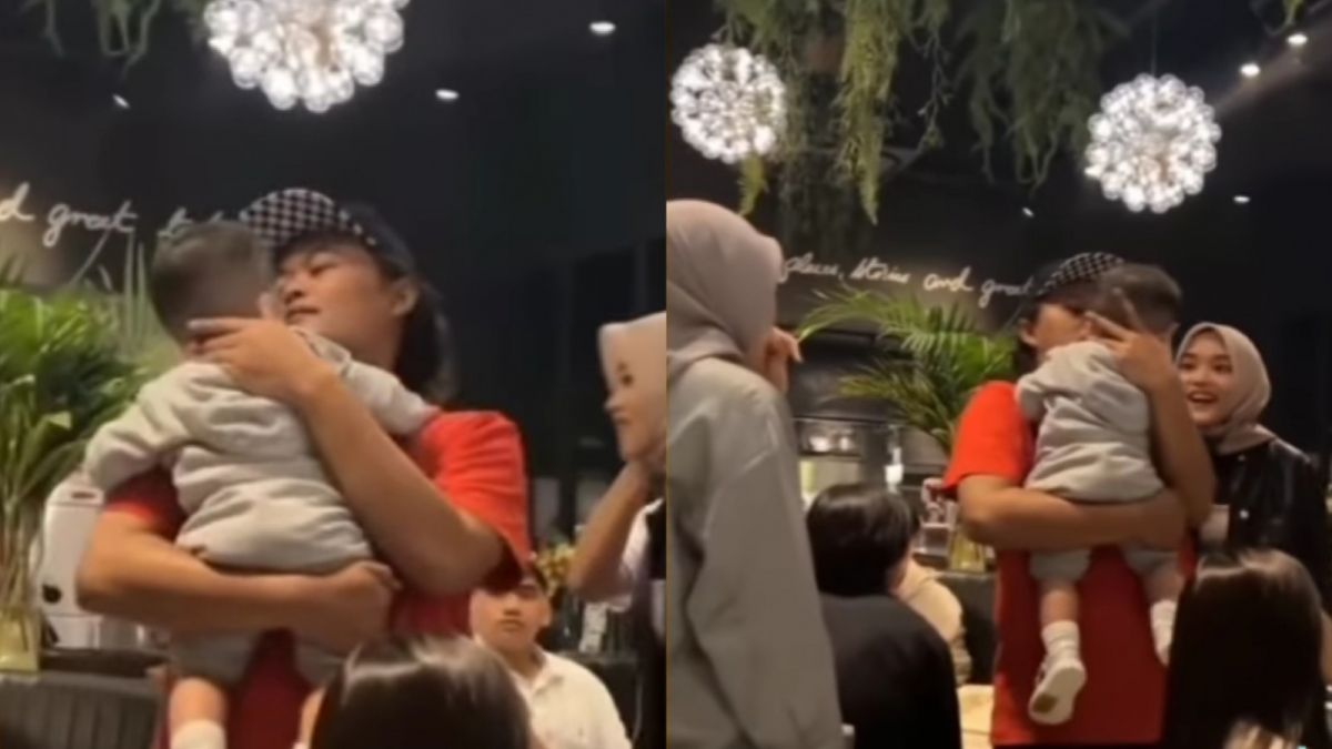 Sule menggendong Adzam [Instagram]