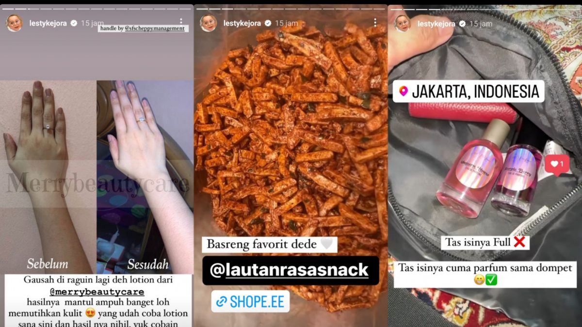 Endorsan Lesti [Instagram]