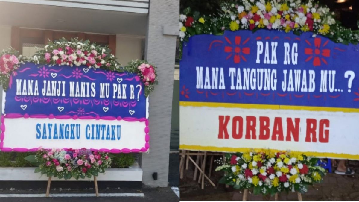 Papan bunga Denise [Instagram]