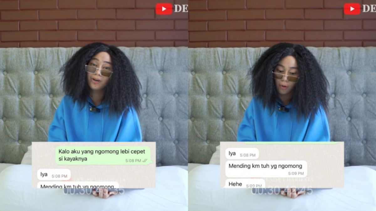 Char RD menyuruh Denise ngomong ke resepsionis