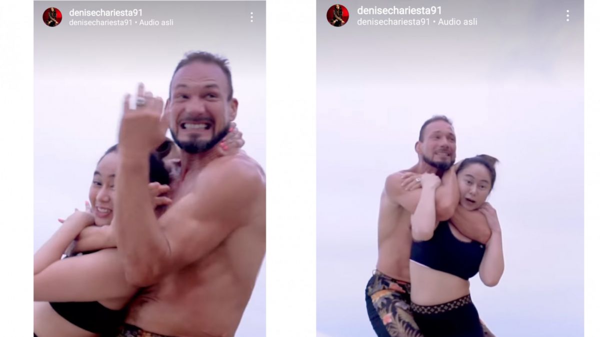 Denise berlatih tinju [Instagram]