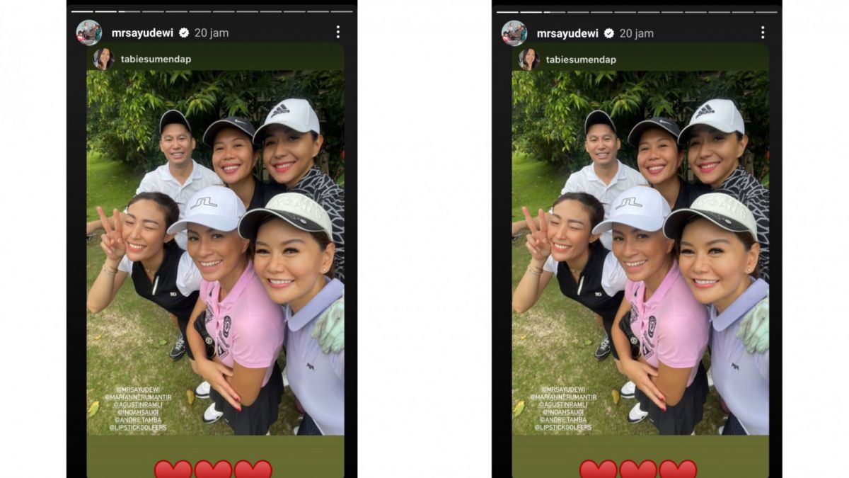 Instastory Ayu Dewi [Instagram]