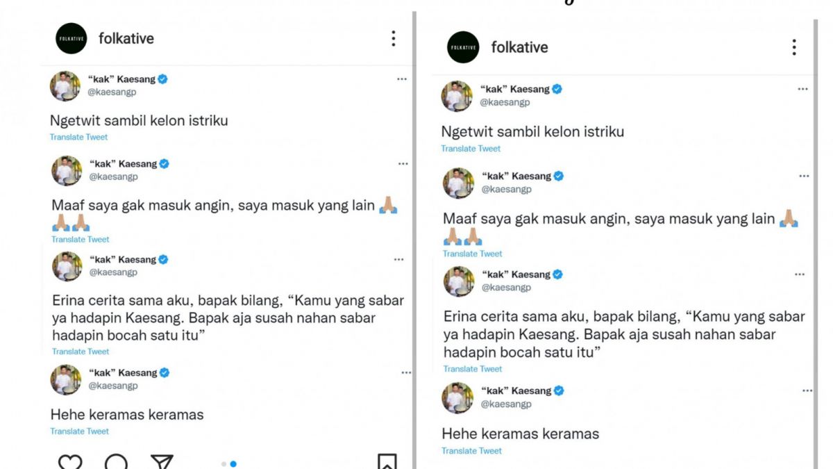 Cuitan Kaesang [Instagram]