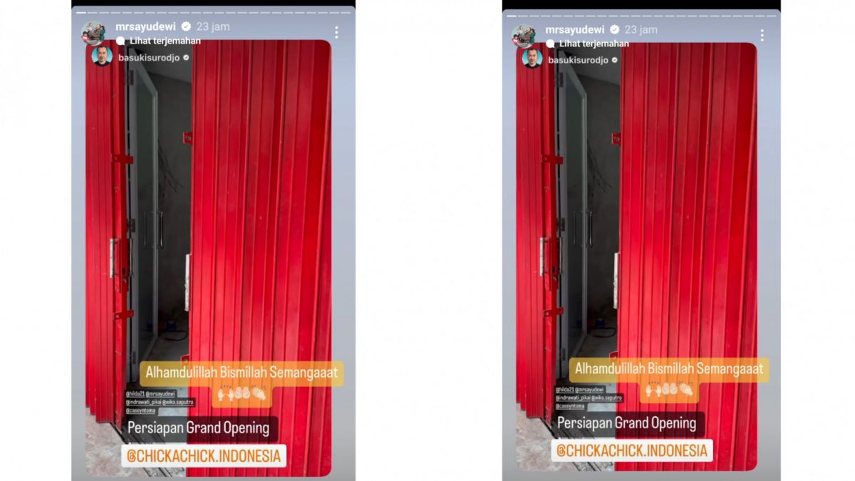 cabang baru Ayu Dewi [Instagram]