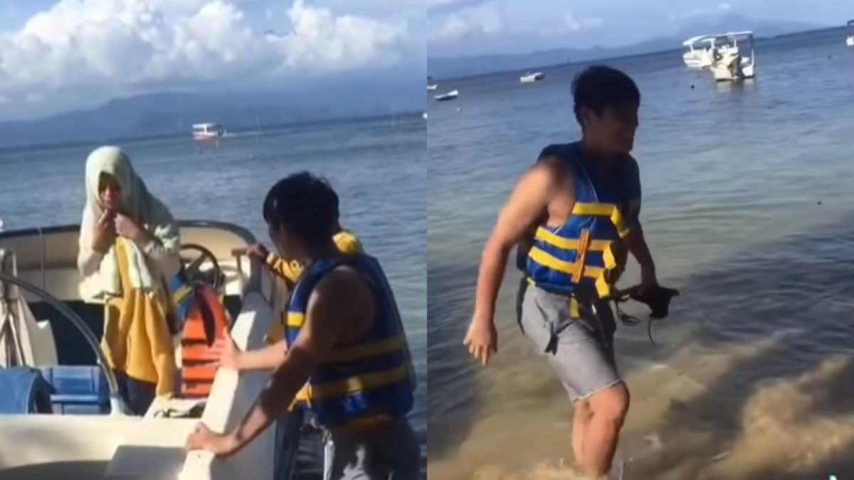 Momen Rikzy Billar tinggalkan Lesti [Instagram]