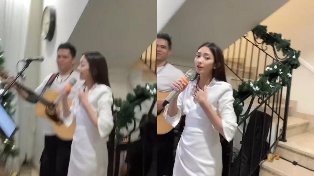 momen Ririn nyanyi di pesta keluarga Ijonk [Instagram]